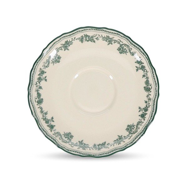 Piattino verde/avorio ø 15,5 cm Cyril – S|P Collection