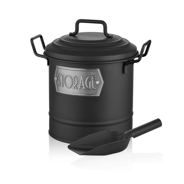 Contenitore per alimenti in acciaio con paletta - Hermia