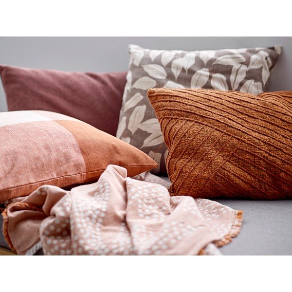 Coperta in cotone rosa Maja, 130 x 170 cm Mosaic - Södahl-image-1