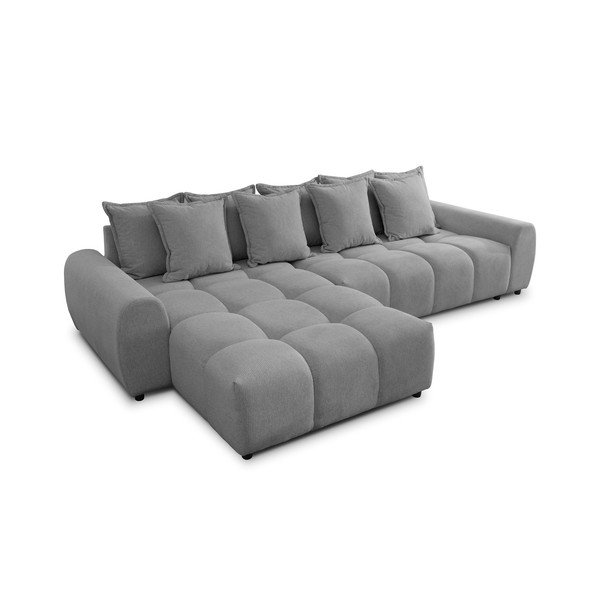 Divano angolare grigio (con penisola a sinistra/con chaise lounge) Albane  – Ropez-image-2