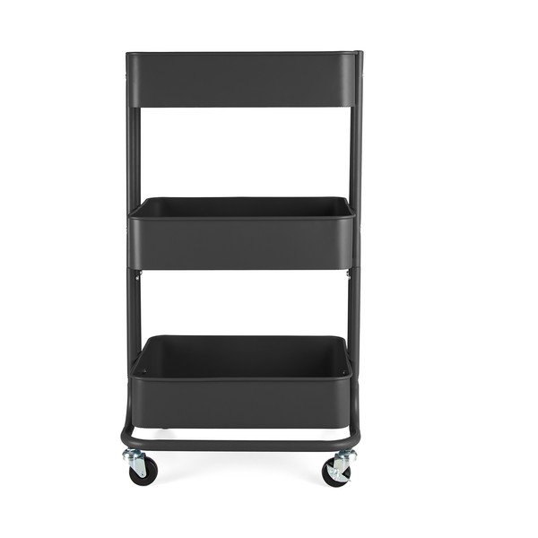 Scaffale mobile in metallo nero 43x35 cm Grena - Compactor
