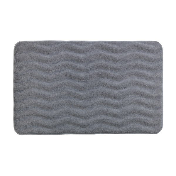 Grigio chiaro Tappeto da bagno con memory foam Grigio chiaro, 80 x 50 cm - Wenko