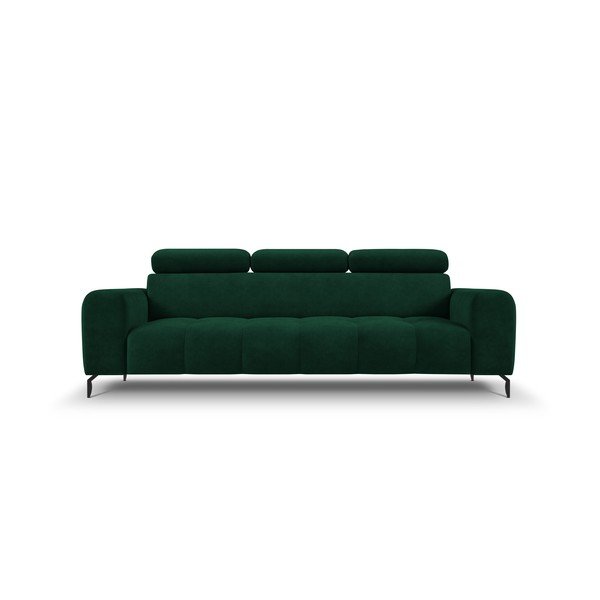 Divano in velluto verde scuro 234 cm Nico - Milo Casa-image-2