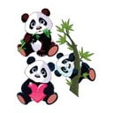 Set di 3 adesivi murali Panda - Ambiance