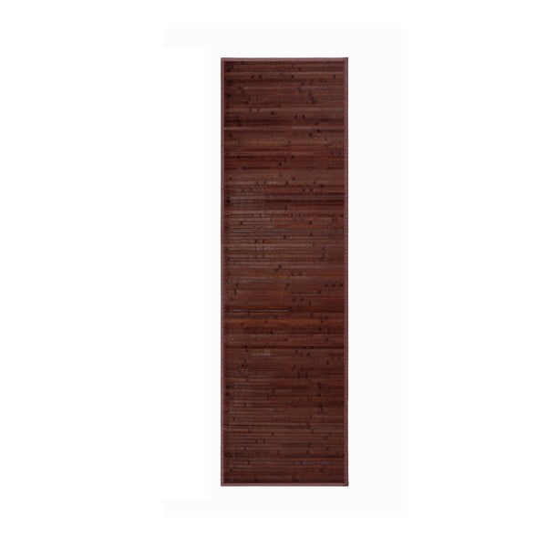 Tappeto in bambù marrone scuro 60x200 cm - Casa Selección