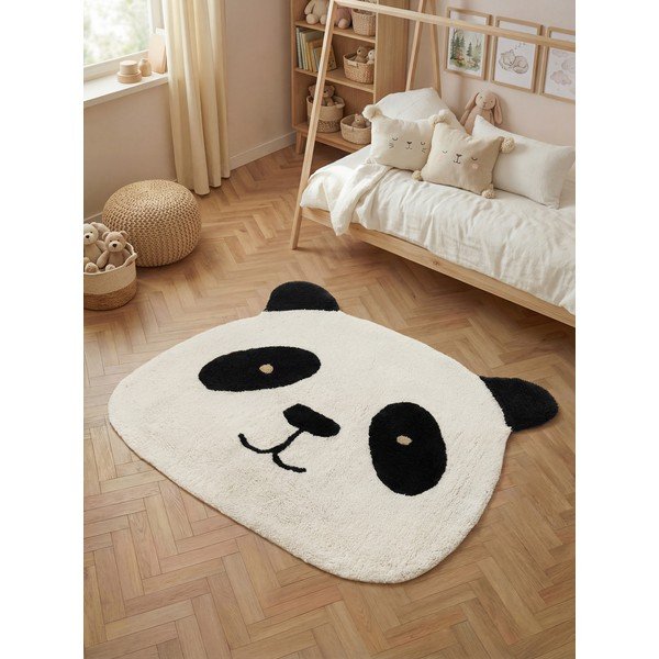 Tappeto per bambini nero/color crema in cotone lavabile/tessuto a mano 103x120 cm Snuggle Patsy – Hanse Home-image-1