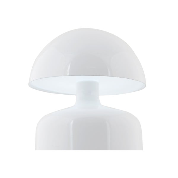 Lampada da tavolo a LED bianca con paralume in metallo (altezza 14 cm) Impetu - Leitmotiv-image-3