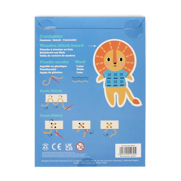 Kit ricamo Lion – Rex London-image-3