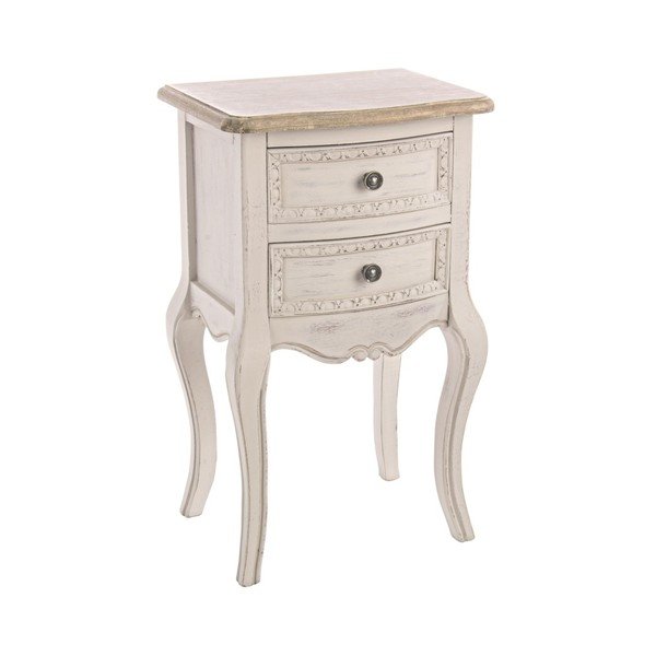 Comodino color crema Clarisse – Bizzotto-image-2