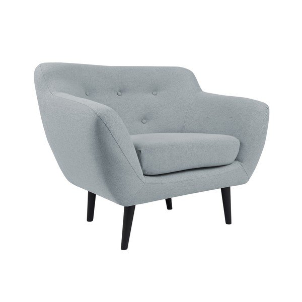 Poltrona Piemonte azzurra con gambe marroni - Mazzini Sofas-image-3