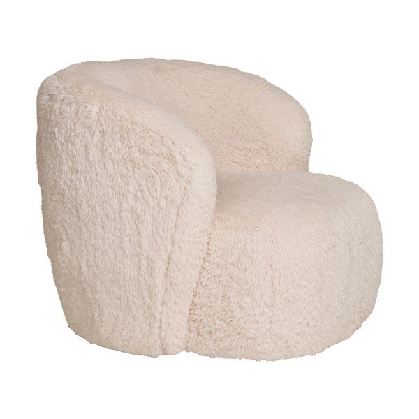 Poltrona color crema Setubal - House Nordic-image-2