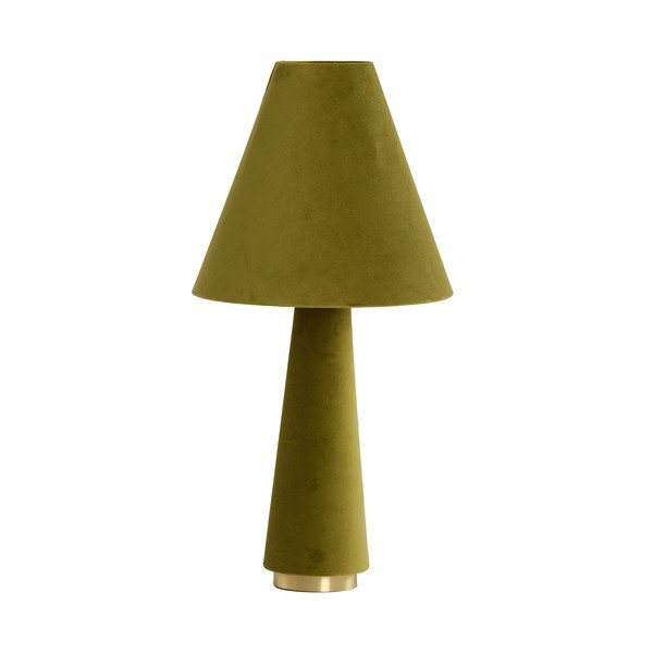 Lampada da tavolo verde con paralume in tessuto (altezza totale 61 cm) Devia – Light & Living-image-2