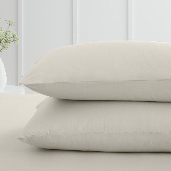 Federe per cuscino in set in percalle di cotone 2 pz 50x75 cm Cotton Percale – Bianca-image-1
