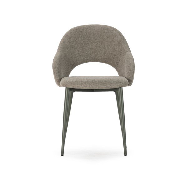 Sedie da pranzo in set verdi in imbottito 2 pz Lia – Marckeric-image-2