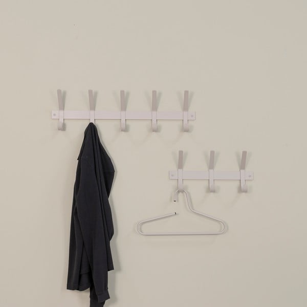 Attaccapanni da parete grigio tortora in metallo 70 cm Dexter – Spinder Design-image-3