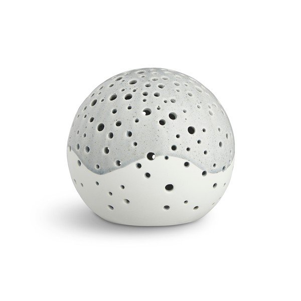 Portacandele natalizio in bone china grigia, ⌀ 14 cm Nobili - Kähler Design