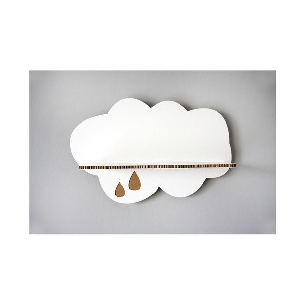 Mensola Decorplay Cloud con possibilità di colorazione personalizzata - Unlimited Design for kids
