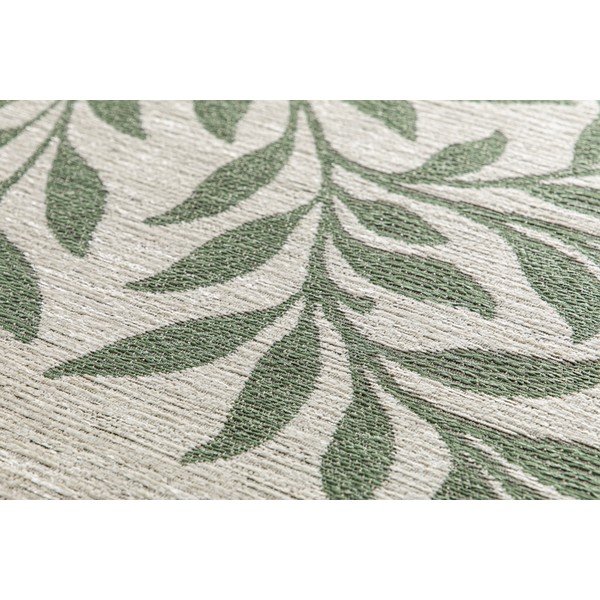 Tappeto da interno/esterno verde/color crema 80x150 cm Lua – Universal-image-1