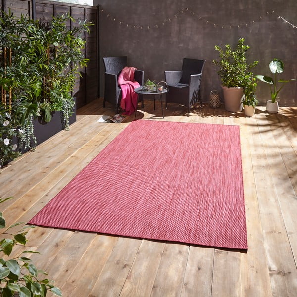 Tappeto da esterno rosso/rosa 170x120 cm POP! - Think Rugs-image-1