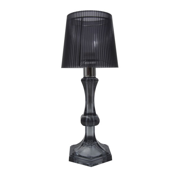 Lampada da tavolo nera GRigio, 15 x 35 cm - Mauro Ferretti