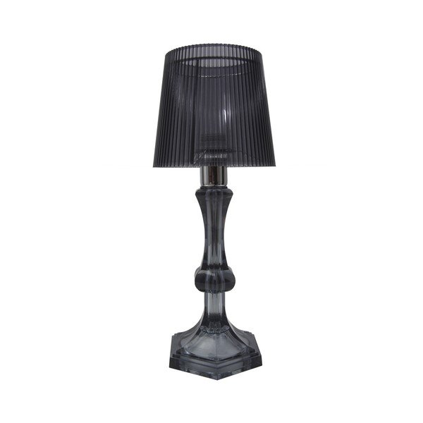 Lampada da tavolo nera GRigio, 15 x 35 cm - Mauro Ferretti