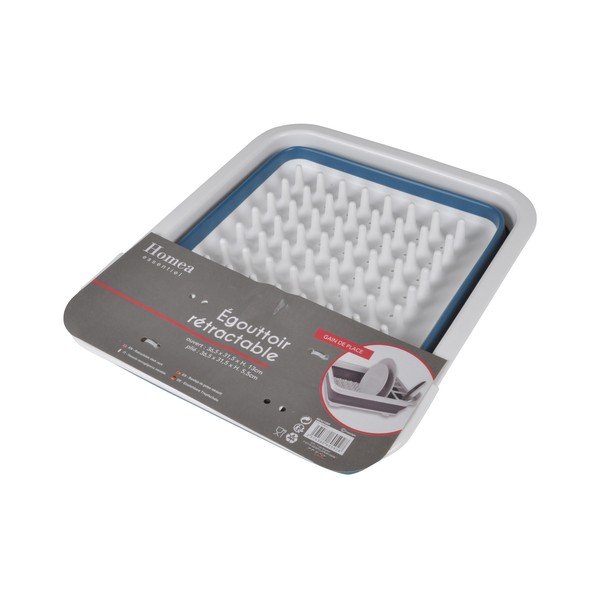 Vassoio di raccolta in plastica blu - Homéa-image-1
