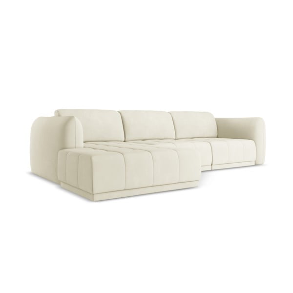 Divano angolare bianco (con penisola a sinistra) Hoku – Makamii-image-4