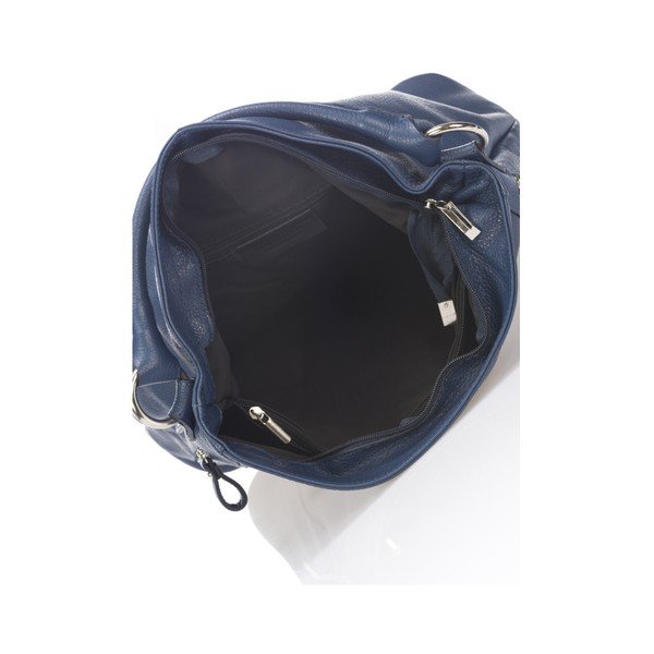 Borsa in pelle blu Heross - Markese-image-1
