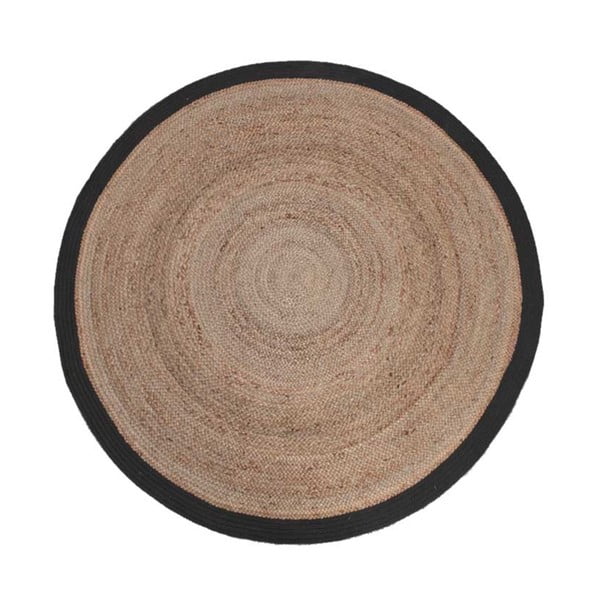 Tappeto in canapa, ⌀ 150 cm - LABEL51