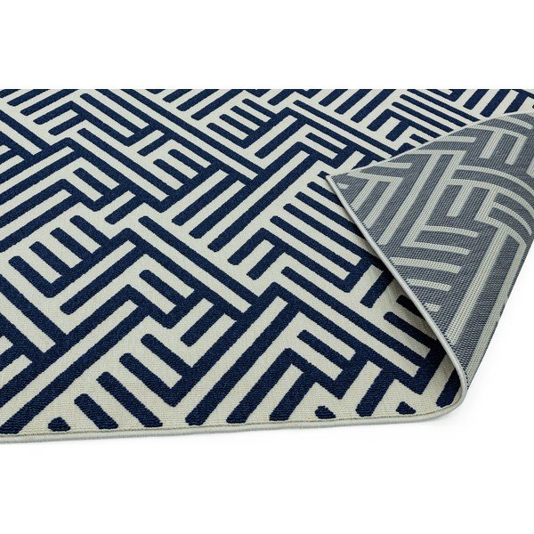 Tappeto blu e bianco , 80 x 150 cm Antibes - Asiatic Carpets-image-4