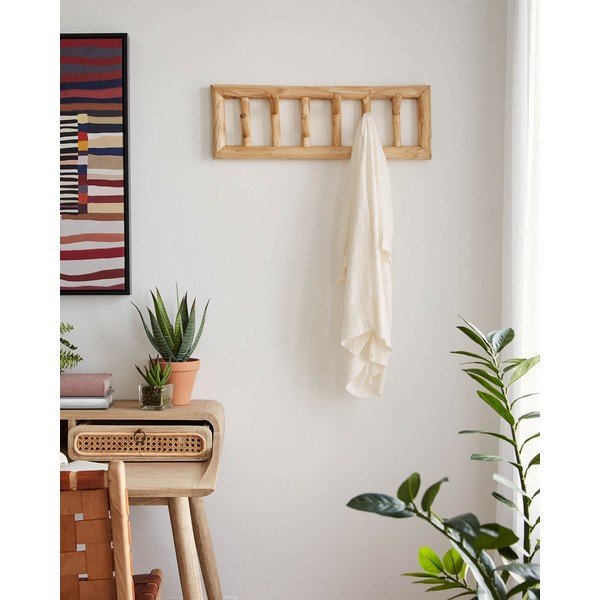 Appendiabiti da parete in legno di teak Athina - Kave Home-image-3