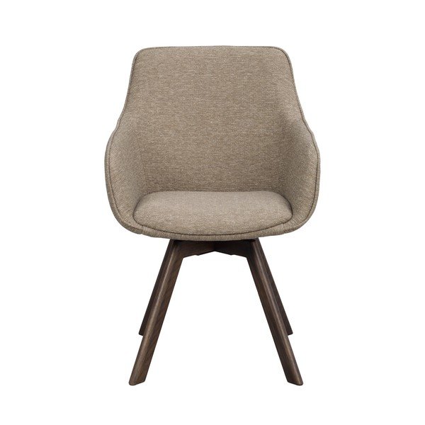 Set di sedie da pranzo beige in imbottito 2 pz Alison – Rowico-image-1