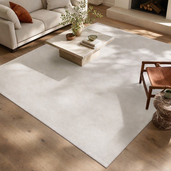 Tappeto bianco , 160 x 230 cm Fox Liso - Universal-image-4