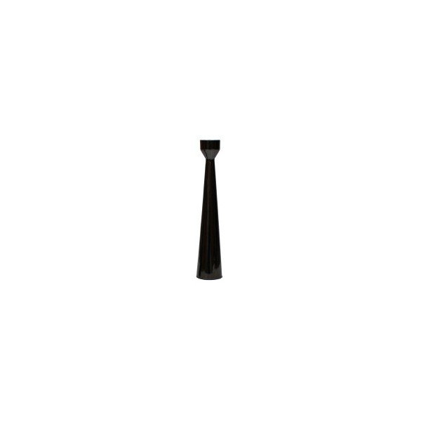 Černá váza Canett Zed, 37 cm