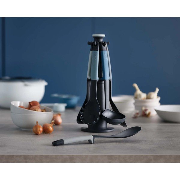 Set di 6 utensili da cucina con supporto Elevate Elevate™ Sky - Joseph Joseph-image-1