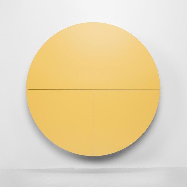 Tavolo da parete multifunzionale giallo e nero Pill - EMKO-image-4