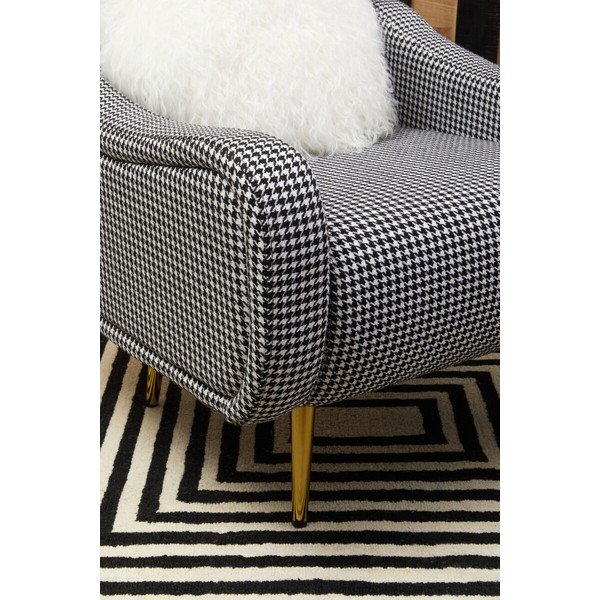 Poltrona bianca e nera Holli – Premier Housewares-image-4