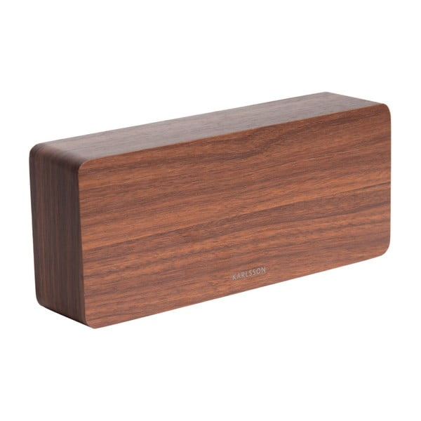 Sveglia in legno decorato, 21 x 9 cm Tube - Karlsson-image-1