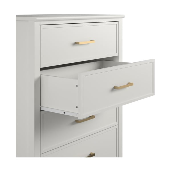 Cassettiera bianca , 75 x 106 cm Westerleigh - CosmoLiving by Cosmopolitan-image-2