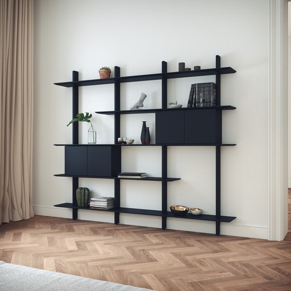 Componente nero con porta 68x36 cm Bridge - Tenzo-image-3