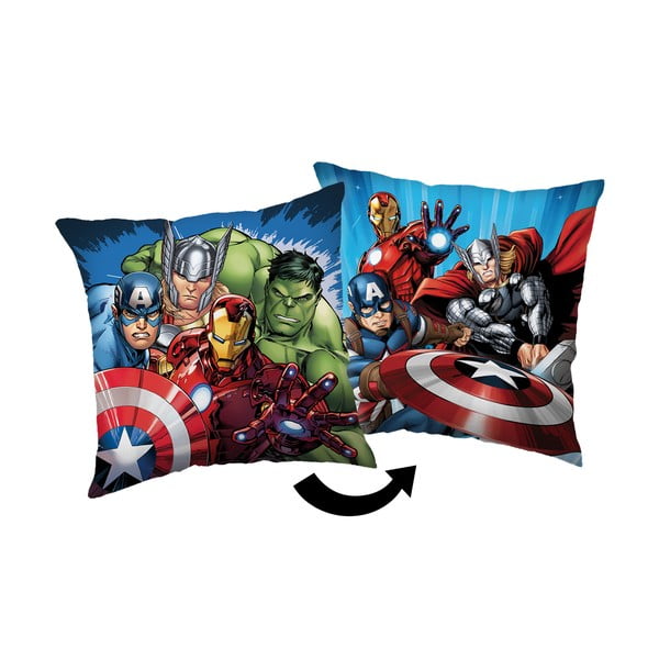 Cuscino per bambini in vello 40x40 cm Avengers "Heroes" – Jerry Fabrics