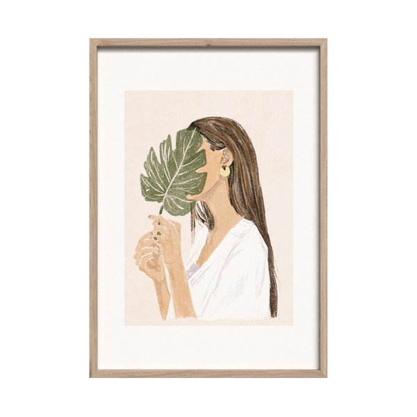 Dipinto stampato con cornice inclusa 50x70 cm Hidden – Styler