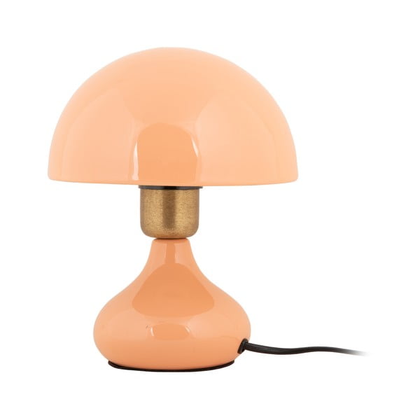 Lampada da tavolo in colore salmone con paralume in metallo (altezza 23 cm) Binc - Leitmotiv