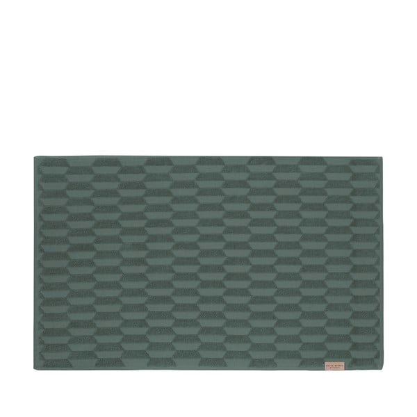 Tappetino da bagno verde scuro 50x80 cm Geo - Mette Ditmer Denmark