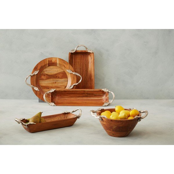 Vassoio in legno 14x54 cm Vine – Premier Housewares-image-2