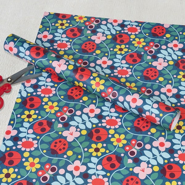 Set di 5 fogli carta da regalo Ladybird - Rex London-image-1