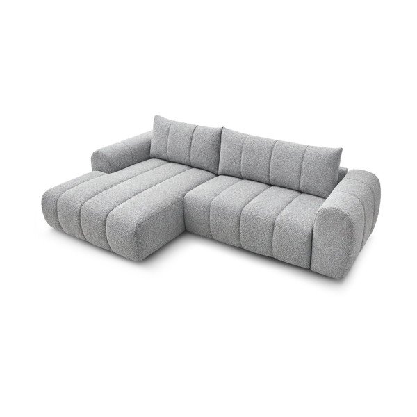 Divano angolare grigio chiaro (con penisola a sinistra/con chaise lounge) Nesty – Bobochic Paris-image-4