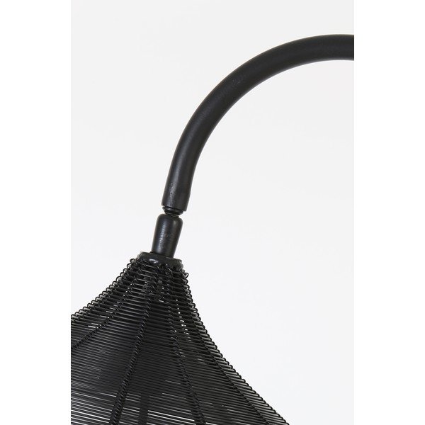 Lampada da terra nera (altezza 160 cm) Alvaro - Light & Living-image-4