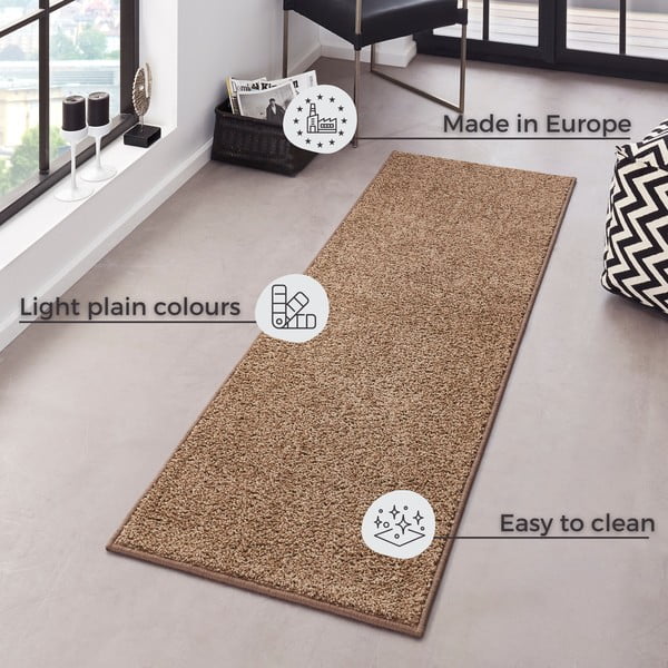 Runner marrone , 80 x 200 cm Pure - Hanse Home-image-4