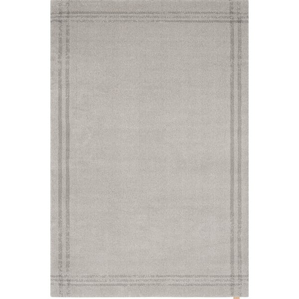 Tappeto in lana crema 160x240 cm Calisia M Grid Rim - Agnella